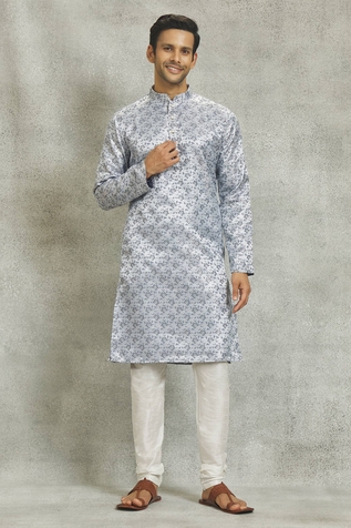 Nero by Shaifali and Satya Floral Brocade Woven Kurta Set