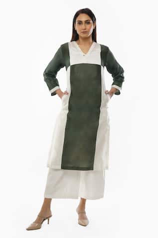 Khat Color Block Top & Pant Set 