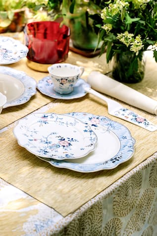 Spring Meadows Pattern Serving Set 