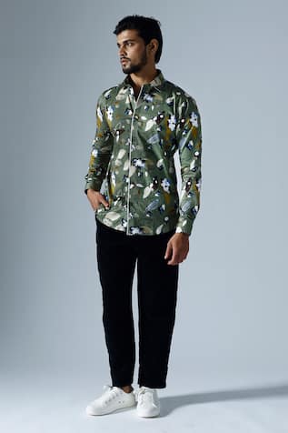 KLAD Mish Mash Flora Print Shirt 