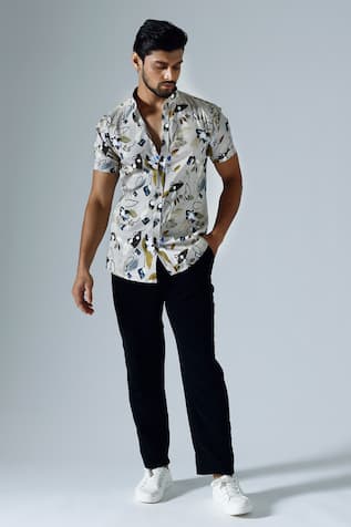 KLAD Flora Vine Print Shirt 