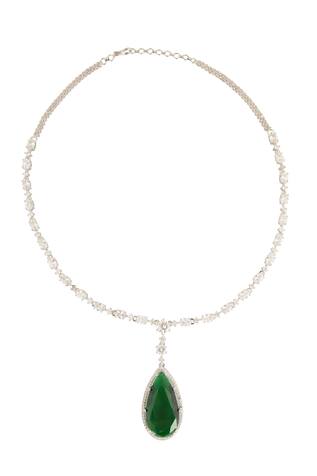 アクセサリー 316L Emerald Grid Necklace - Synchro1996 316L Emerald Grid Necklace - Synchro1996 - メルカリ