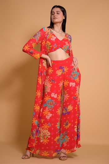 Seams Pret And Couture Namisha Printed Jacket & Pant Set 