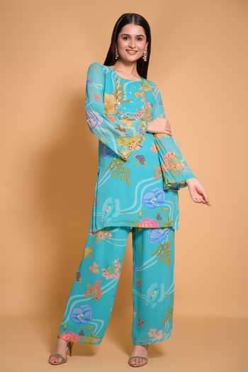 Seams Pret And Couture Nimrit Printed Kurta & Pant Set 