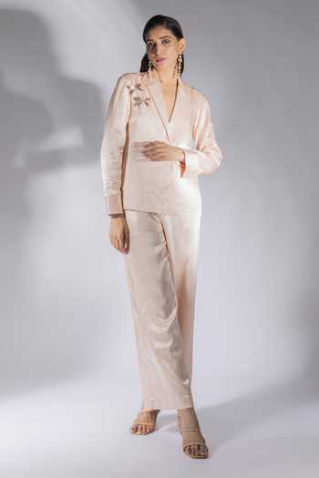 Masumi Mewawalla Placement Embroidered Blazer & Pant Set 