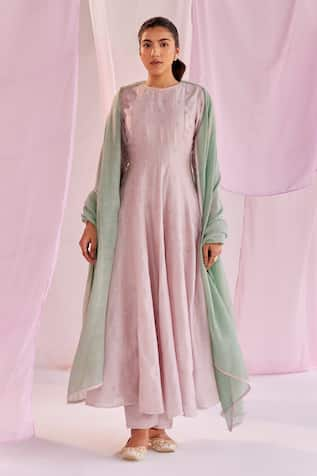 Keosha Aleysa Resham Embroidered Kurta & Sharara Set 