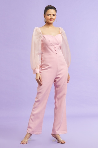 Naintara Bajaj Balloon Sleeve Jumpsuit