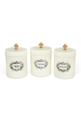 Chai Cheeni & Kaffee Canisters - 3 Pcs 
