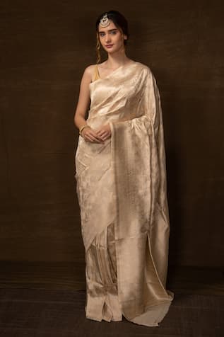 Deepthee Silk Resham Embroidered Saree With Blouse | Maroon, Booti, Silk,  Square, Sleeveless | Blouses for women, Aza fashion, Saree