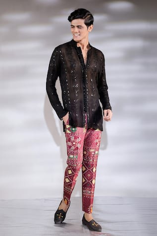 Jubinav Chadha Bandhani Print Pant 