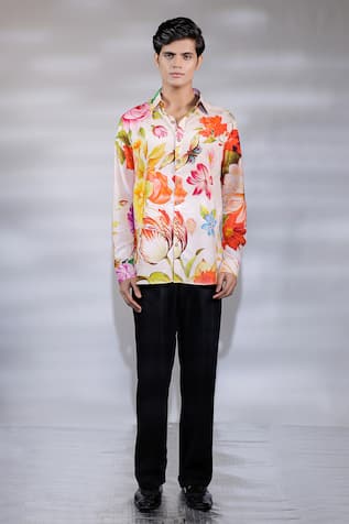 Jubinav Chadha Floral Print Shirt 