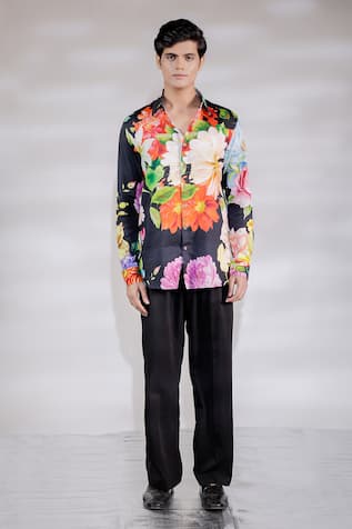 Jubinav Chadha Flora & Fauna Print Shirt 