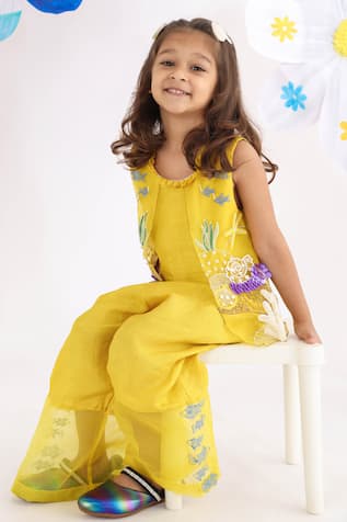 LA Dee DA Threadwork Top & Pant Set 