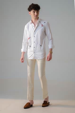Creature Embroidered Shirt 