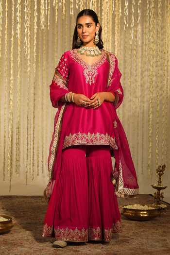 Sheetal Batra Aaira Yoke Embroidered Kurta Set 