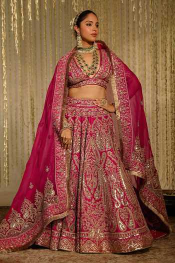 Sheetal Batra Amirah Sitaara Embroidered Bridal Lehenga Set 