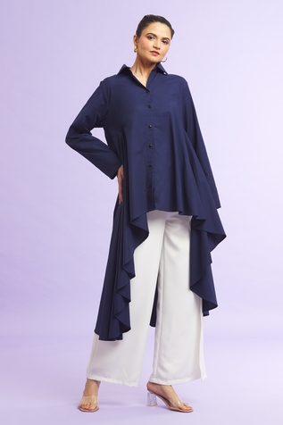 Naintara Bajaj High Low Hem Shirt