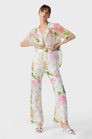 The Iaso Floral Print Beach Shirt 