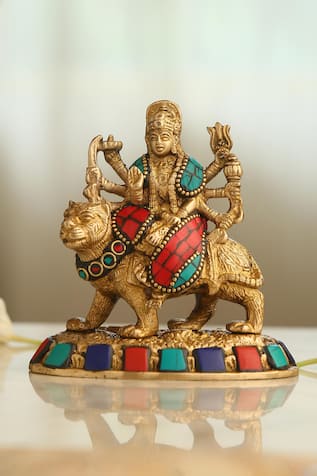 Durga Ma Carved Idol 
