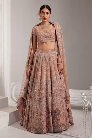 SWATI WADHWANI COUTURE Embellished Bridal Lehenga Set 