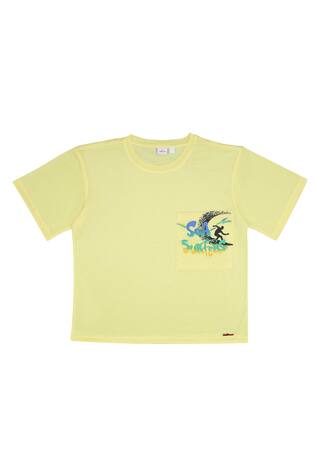 Surfer Motif T-Shirt 