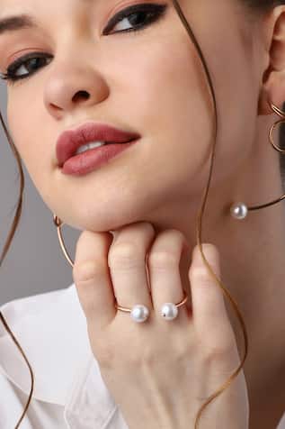 Gold Double Rings Earrings – Shop The Golden Girl