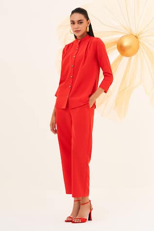 Button Down Shirt & Pant Set 