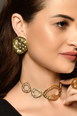 Glint Cubic Zirconia Embellished Studs 