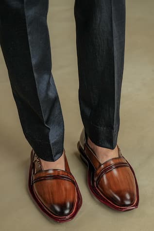 Hand Brushed Leather Caligae 