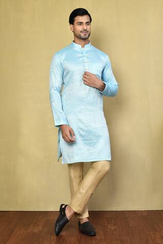 Floral Woven Kurta & Pyjama Set 