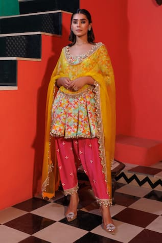 Elena Singh Anahita Printed Anarkali Salwar Set 