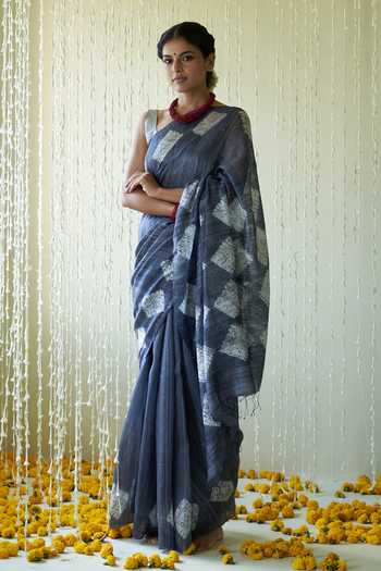 Five Point Five Gohar Diamond Shibori Saree 