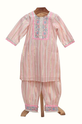 Minime Organics Printed Kurta & Harem Pant Set 