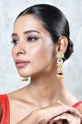 Kundan Embellished Dangler Earrings 