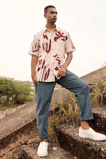 Kharakapas Cardinal Printed Shirt 