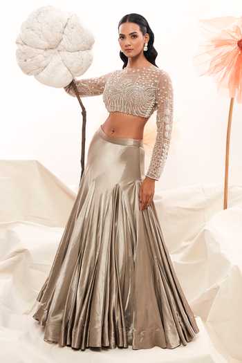 Payal & Zinal Embroidered Blouse & Lehenga Set 