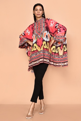 Naintara Bajaj Digital Print Short Kaftan