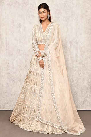 Ritika Mirchandani Cutdana Embroidered Bridal Lehenga Set 