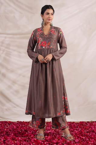Label Niti Bothra Bahaar Printed Kurta & Palazzo Set 