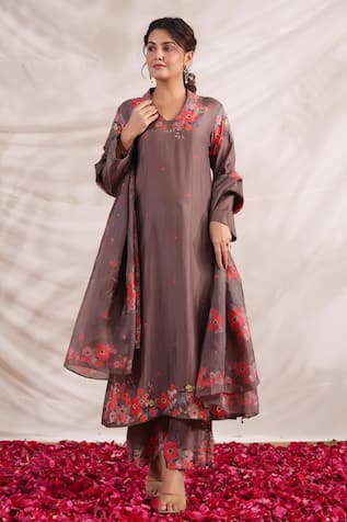 Label Niti Bothra Bahaar Printed Kurta Palazzo Set 