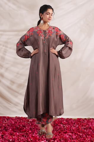 Label Niti Bothra Bahaar Bloom Print Kurta & Palazzo Set 