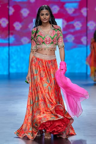 Swati Vijaivargie Flared Lehenga Set 