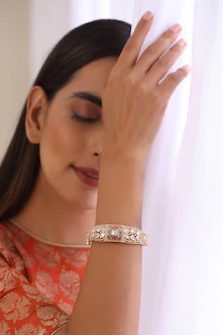 Swabhimann Polki Embellished Bracelet 