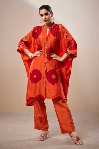 Aditi Somani Floral Print Kaftan & Pant Set 