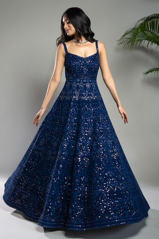 Shahmeen Husain Chikankari Embroidered Anarkali 