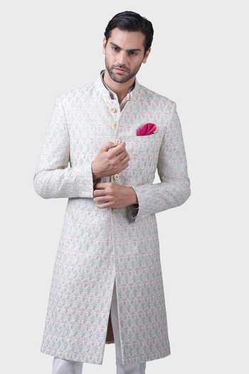 Raghavendra Rathore Jodhpur Chitrashala Cotton Achkan 