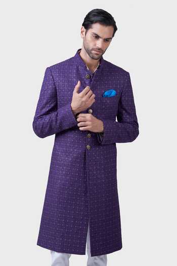 Raghavendra Rathore Jodhpur Bharatpur Silk Achkan 