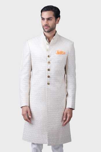 Raghavendra Rathore Jodhpur Mahal Silk Achkan 