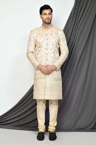 Aryavir Malhotra Mughal Embroidered Sherwani Set 