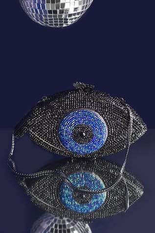 Evil Eye Embellished Bag 